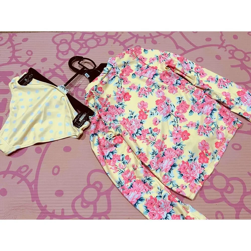 NWT❤️Nicole Miller 2Pc Tankini Swimsuit sz10